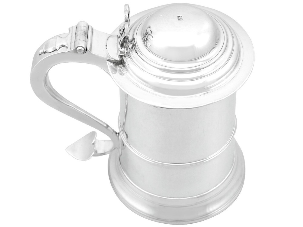 Antique Sterling Silver Quart Tankard (1787)