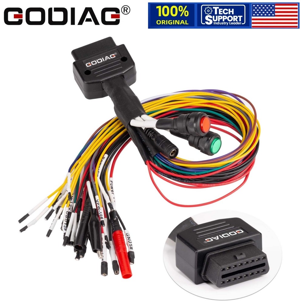 GODIAG Breakout Tricore Cable Full Protocol OBD2 Jumper Cable