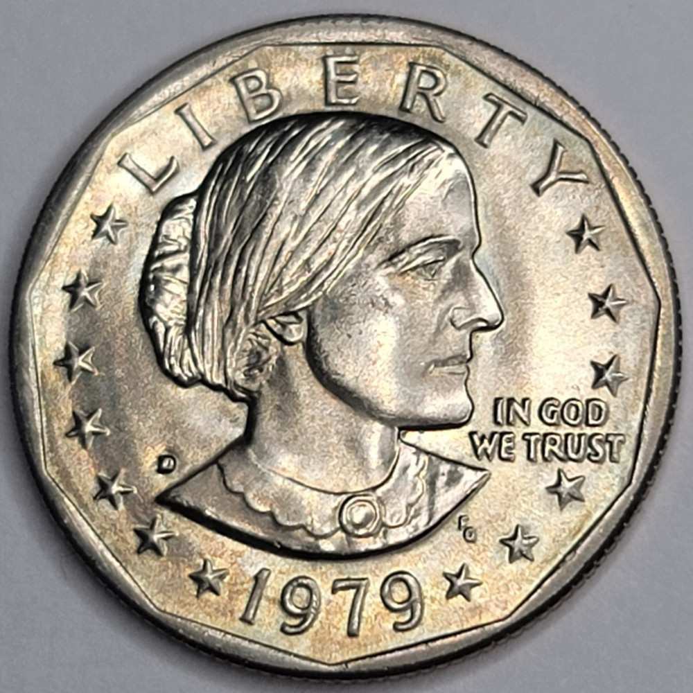 1979 D SUSAN B ANTHONY UNCIRCULATED DOLLAR CN-CLAD