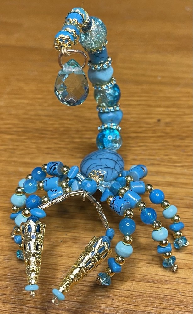 Handmade Beaded Scorpion