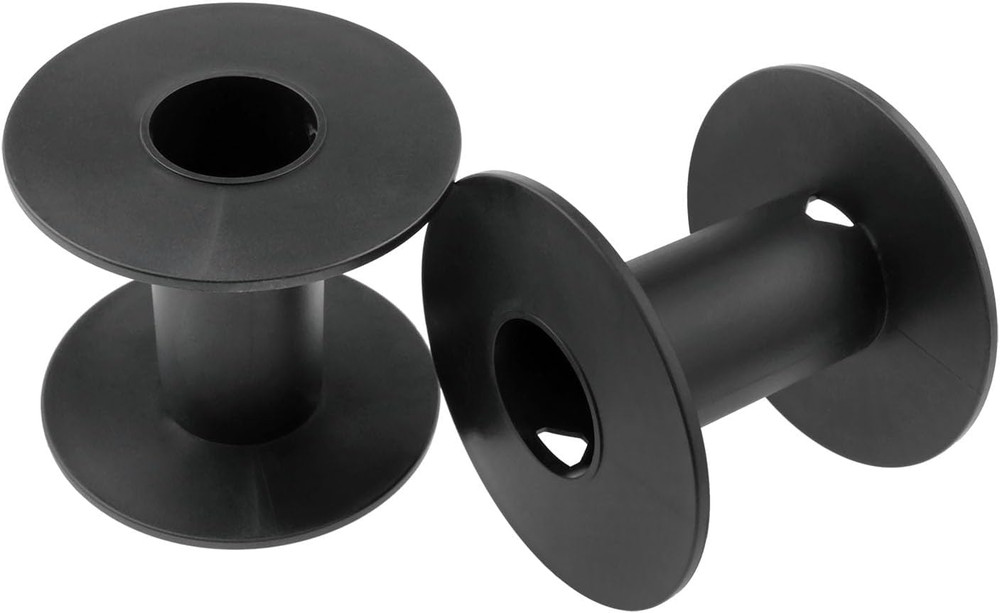 Plastic Spool Empty Plastic Spool 71Mm/2.8Inch Empty Spools Black -8PCS