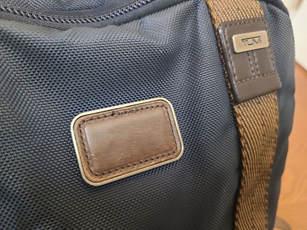 TUMI Alpha Bravo Dover Slim Laptop Backpack A4 Storage Used