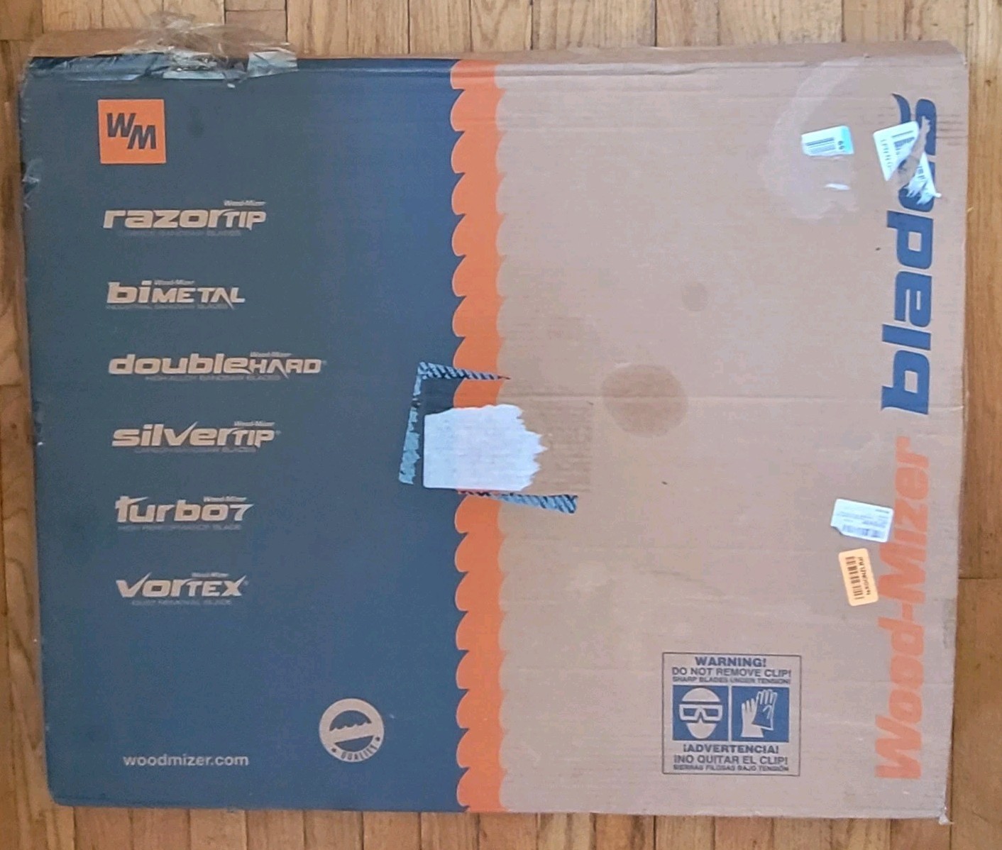 Wood-Mizer 132" Sawmill Bandsaw Blades 5-Pack - DoubleHard 10 Silver Tip