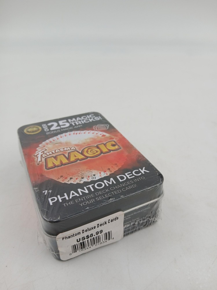 Fantasma Magic Phantom Deck Cards 25+ Tricks Sealed Tin Bonus App 7+ Set Book