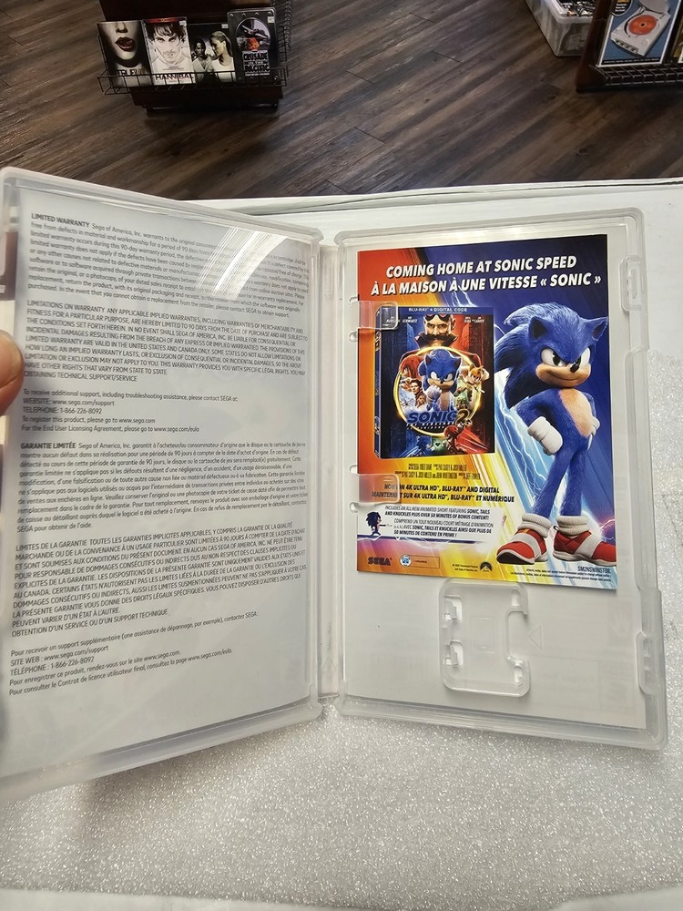 Authentic Replacement Case ONLY. Sonic Frontiers (Nintendo Switch) No Game!!