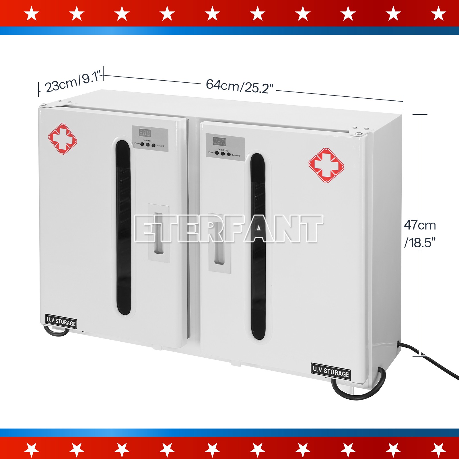 Dental 16/18/23L Steam Autoclave with Drying Function/54L UV Sterilizer Cabinet