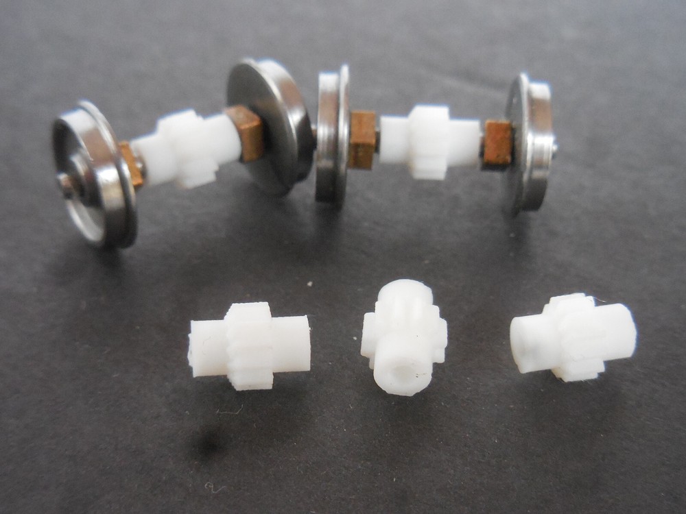 6 X Athearn, Proto 2000 Type Replacement Axle gears, Improved (READ UPDATE) HO