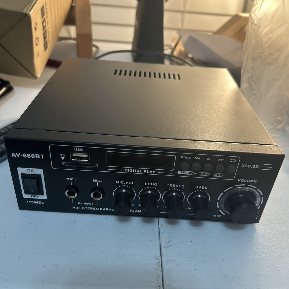 Audio Power Amplifier AV-660BT