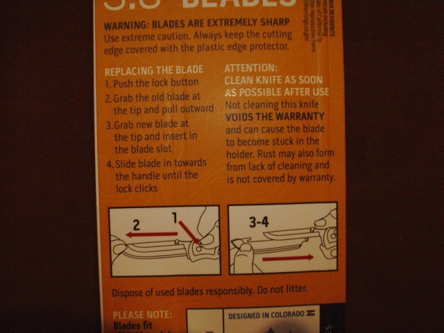 REPLACEMENT BLADES FOR OUTDOOR EDGE FOLDING KNIFE