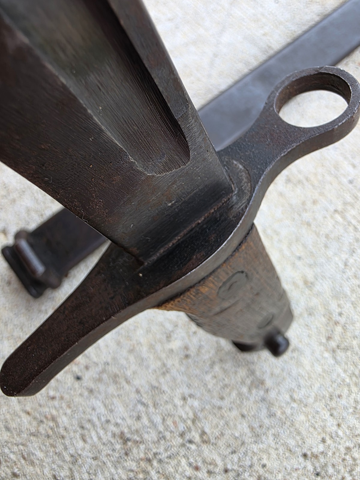 WWII Japanese Type 30 Rifle Bayonet TALW Toyada Loom Works & Scabbard