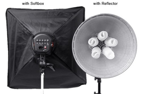 Interfit Super 5 Lighting Kit - Complete with Bulbs, Stands, Diffuser