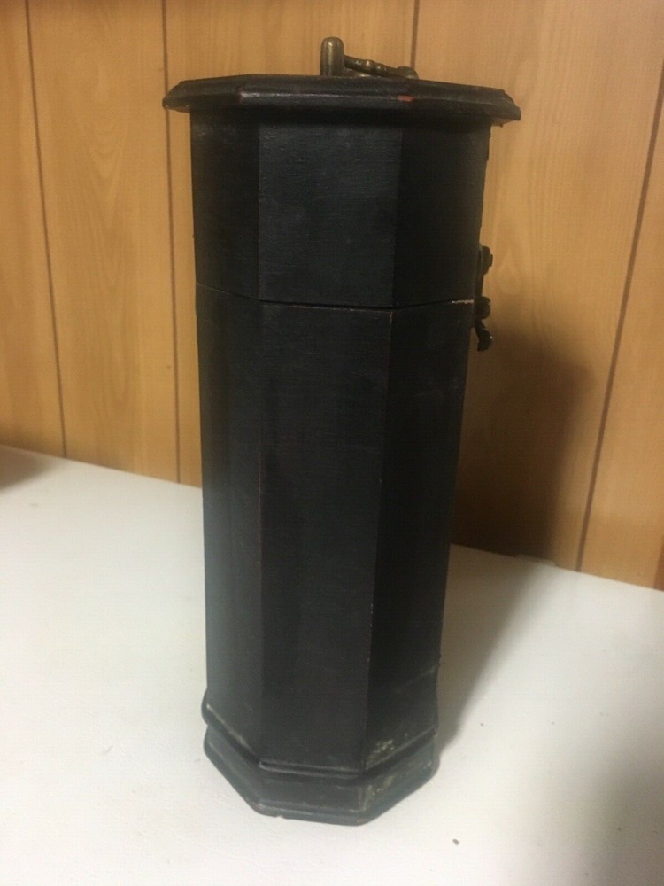 Antique Black Wine Box