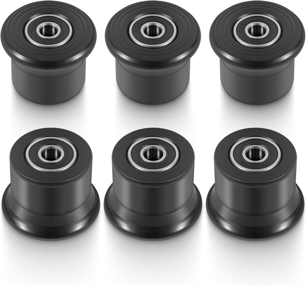 6-Pack Sliding Seat Bracket Rollers Kit fits for Bowflex Home Gym Classic,Elite