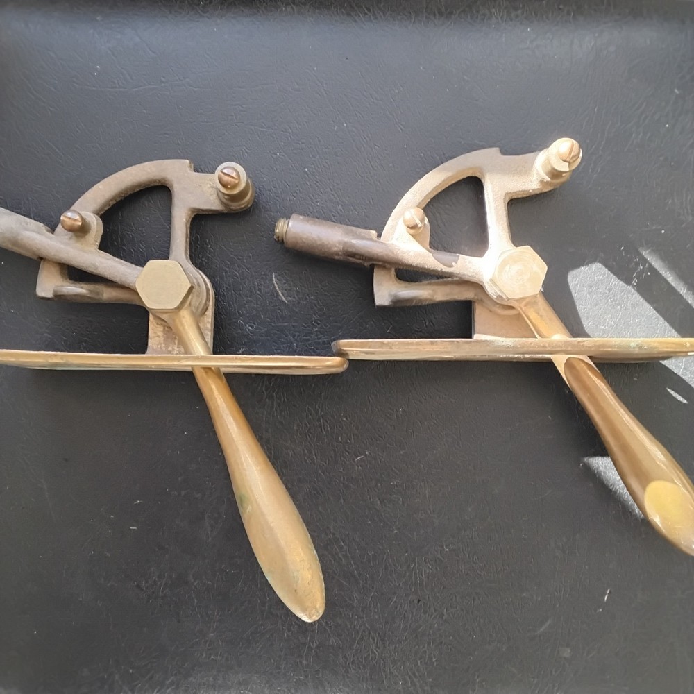 Pair Brass Speed Throttle Controller S Unbranded