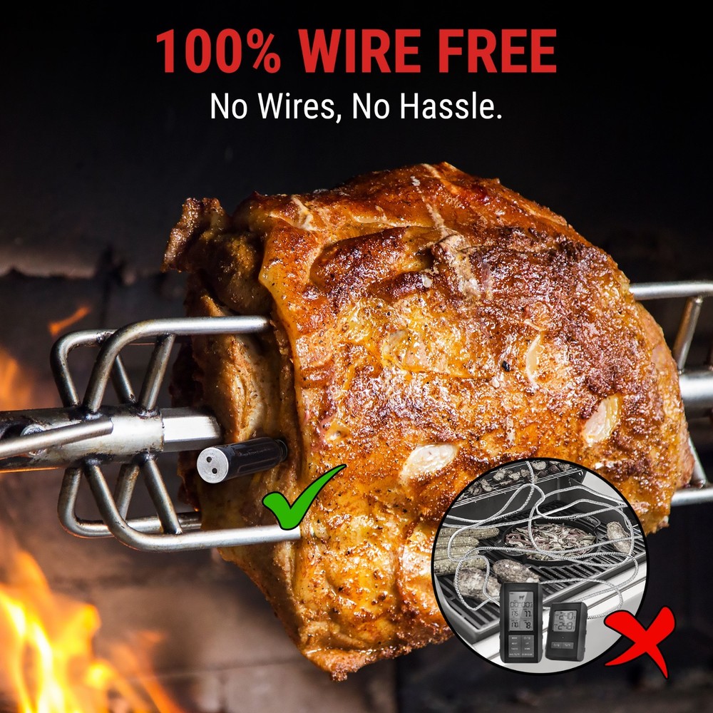 ThermoPro TP960 500FT Bluetooth Wireless Meat Thermometer TM021 Visual Timer
