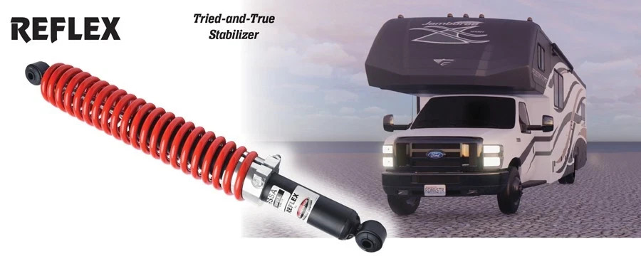 Roadmaster RSSC Steering Stabilizer Reflex For Class C Motorhomes Needs Brackets