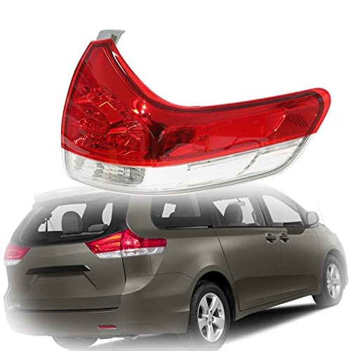 Right Tail Light Assembly Replacement for Sienna 2011 2012 2013 2014 Rear