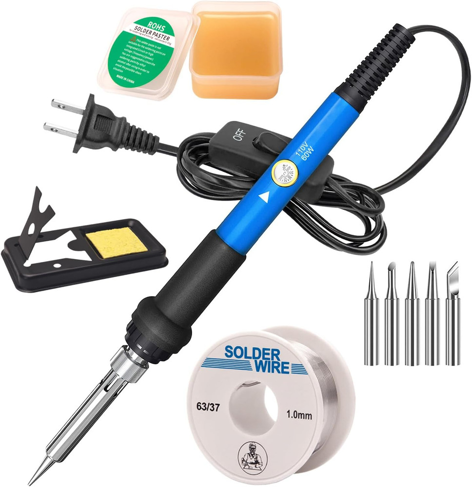 Soldering Iron Kit Solder Wire, Adjustable Temperature Welding Tools