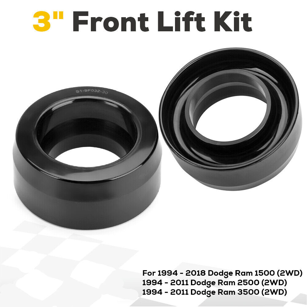 3" Fit ONLY 2WD 1994-2018 94-18 Dodge Ram 1500 2500 3500 Front Lift Leveling Kit