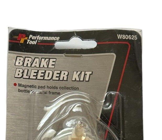 PERFORMANCE TOOL W80625 Brake Bleeder Kit - New