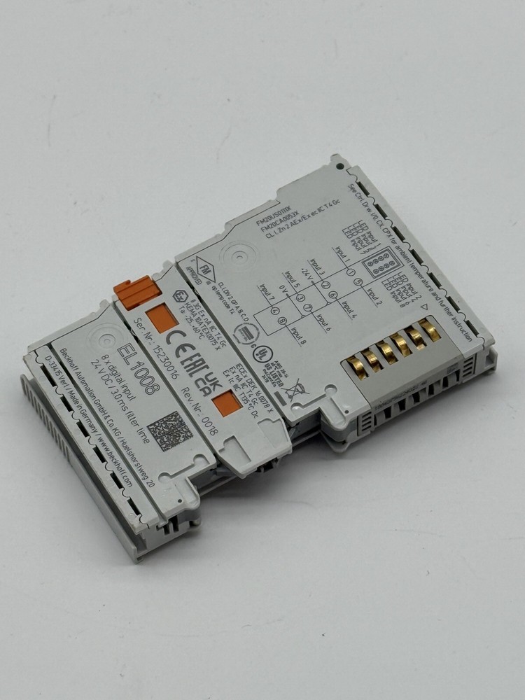Beckhoff EL1008 8 Channel Digital Input EL 1008