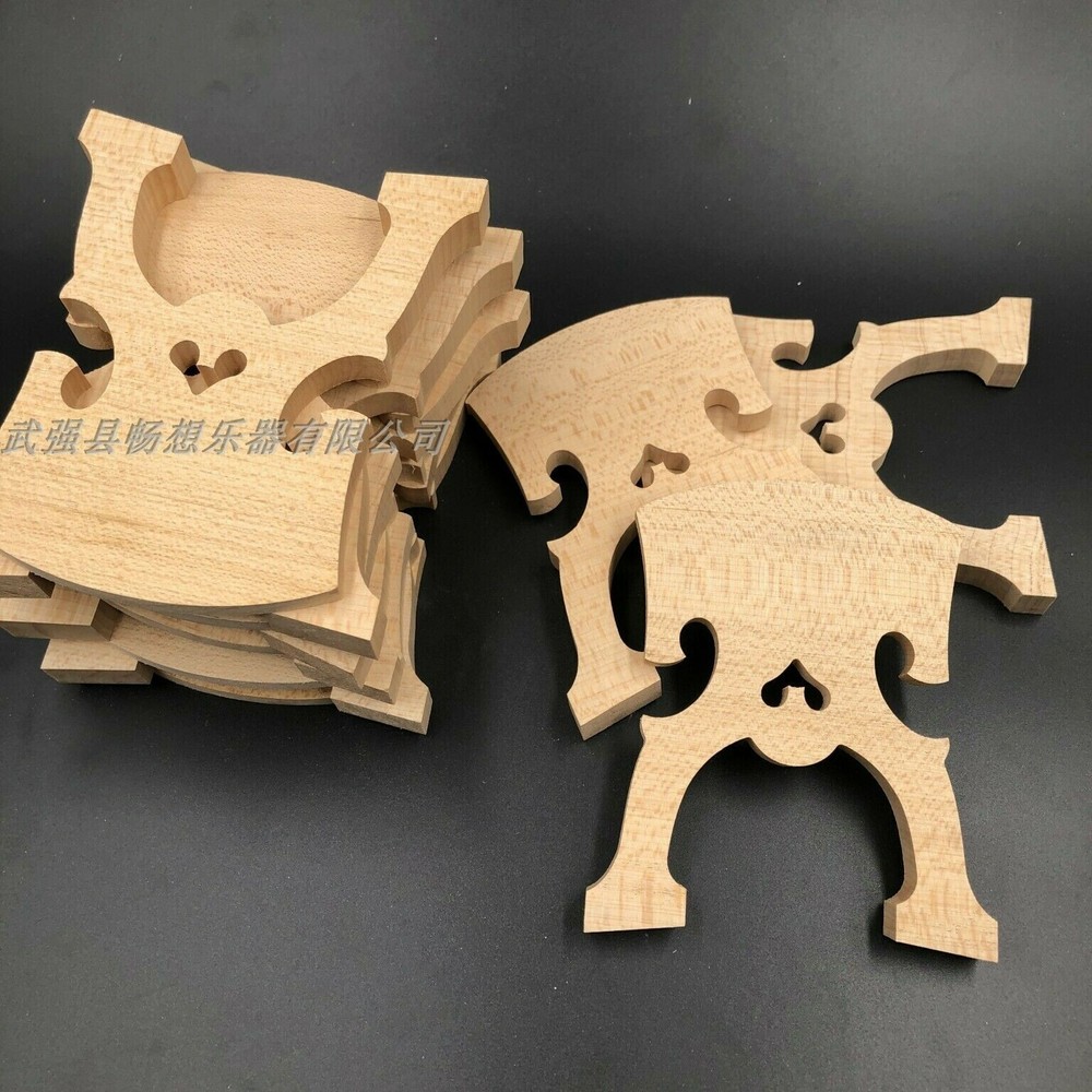 Cello part :15pc BAROQUE cello bridges fine maple laser precise 4/4