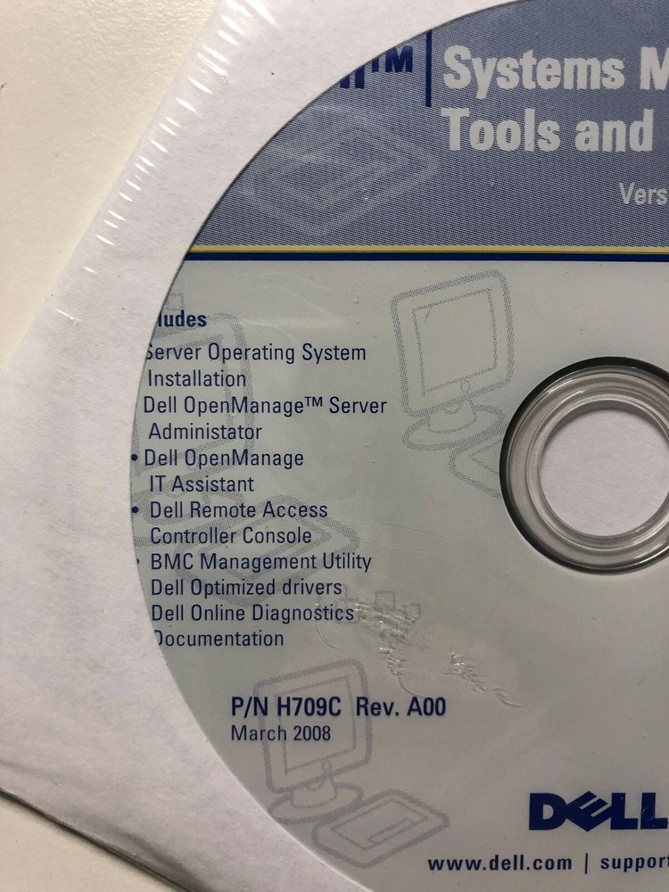 Dell Systems Management Tools and Documentation CD-ROM, P/N H709C, Sealed
