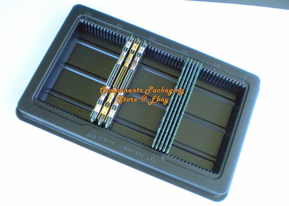 2 - RAM DRAM Tray-Container Box For Server PC Memory DIMM Modules - Fits 100 NEW