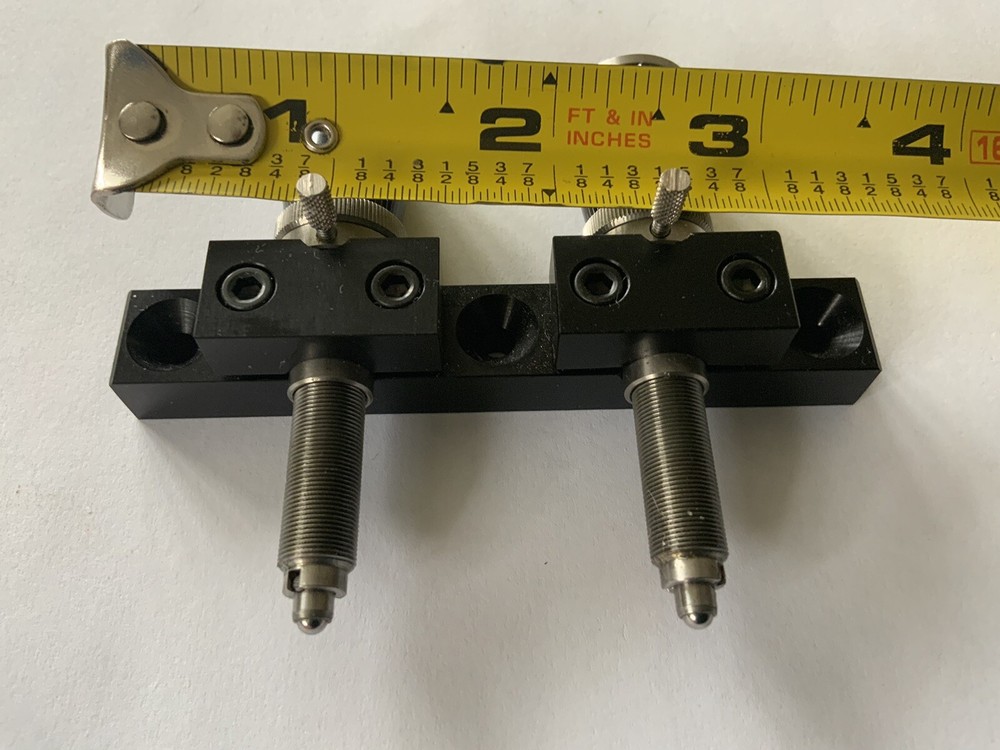 Dual Single Axis Precision Micro Position Units With Mounting Blocks