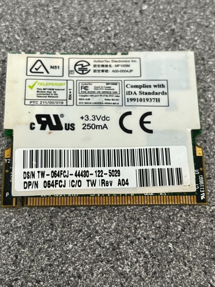 ActionTec MP100IM Internal Modem TRA - 10507909