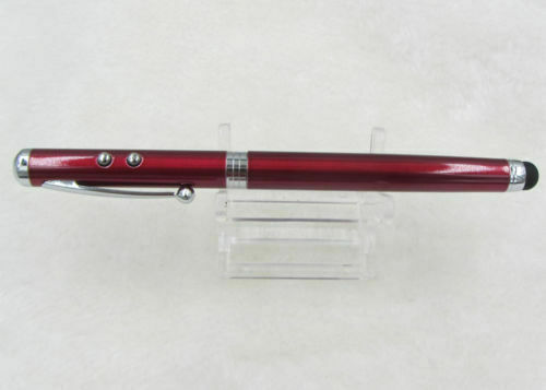 4 In 1 Pointer Stylus Pen Touch Screen Ballpoint for IPhone IPad Tablet PC RED