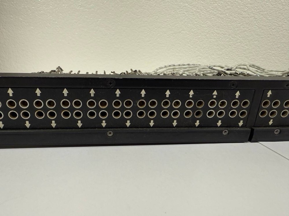 96-Point Audio Patch Panel 4×24 - Rackmount - Used Needs Minor Rewiring