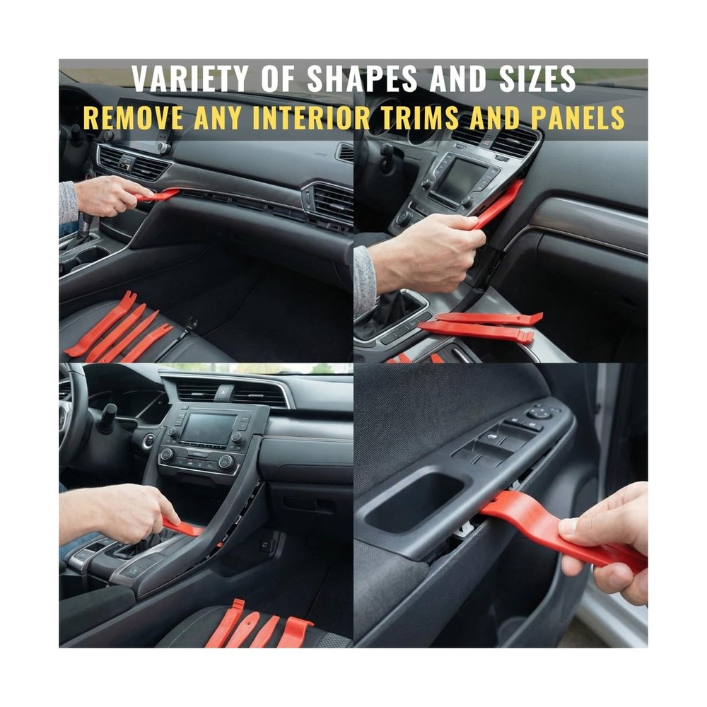 Auto Trim Removal Tool Set (No Scratch Plastic Pry Tool Kit) - Auto Trim Tool...