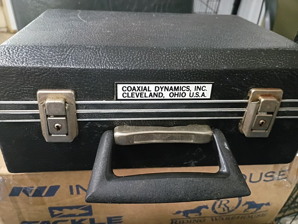 Coaxial Dynamics Directional RF Wattmeter 81000-A & Vhf/Uhf Elements Like Bird43