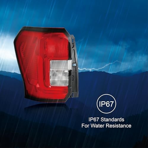 Red Halogen Tail Lights Assembly Expedition 2022-2025 Left Driver Side