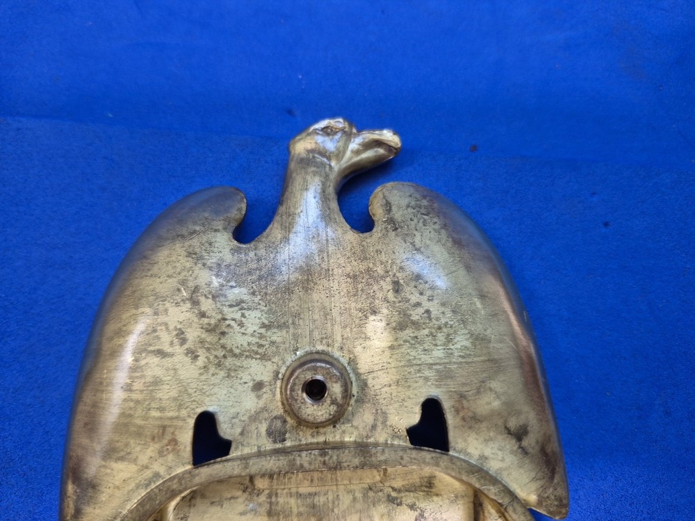 8" Brass American Eagle Door Knocker "EB"