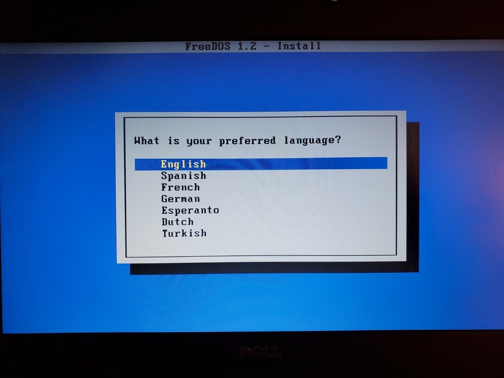 FreeDOS 1.2 Bootable or Installable MS DOS Compatible OS 16G USB Stick