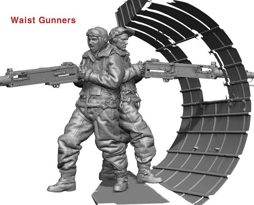 Legend 4816 1/48 B-17 Crew Set (8 Figures)