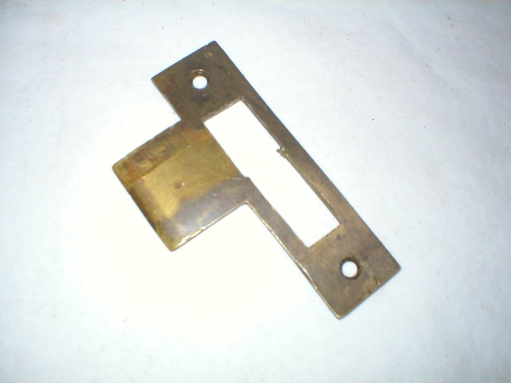 Antique Large Solid Brass Striker Plate