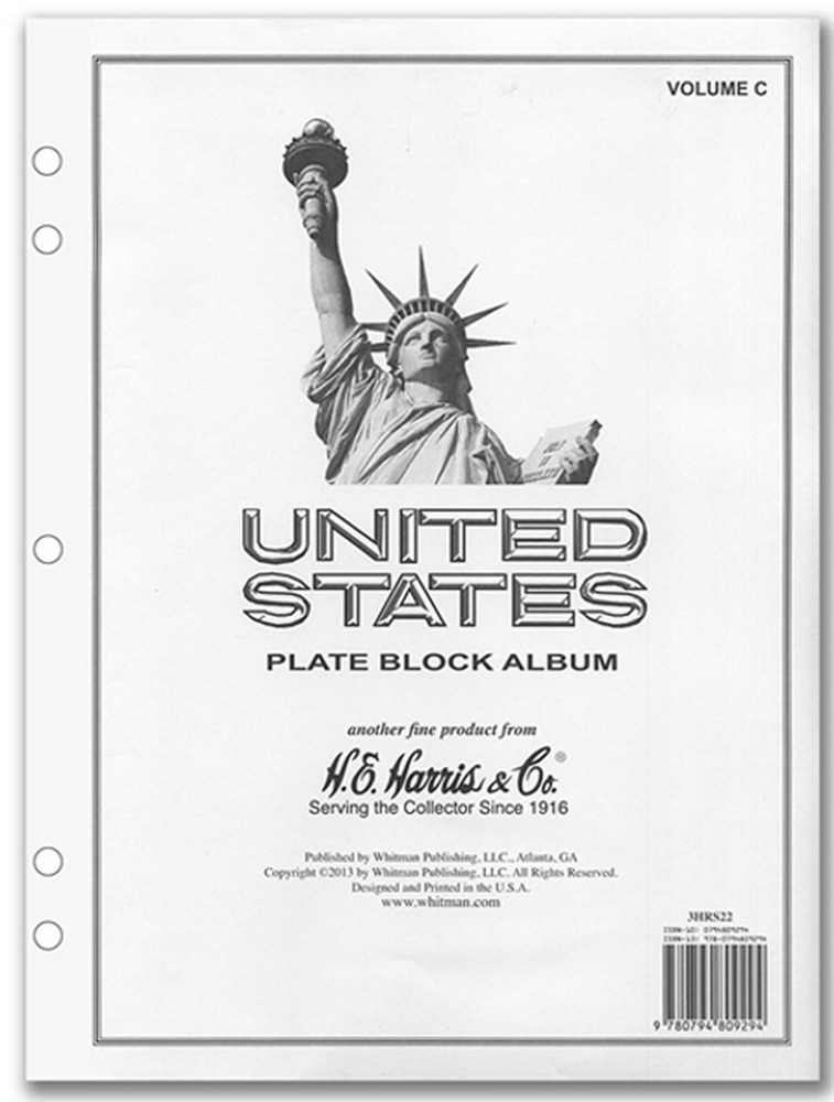 HE Harris USA Plate Block ALBUM Part C 1989-2019 PAGES ONLY