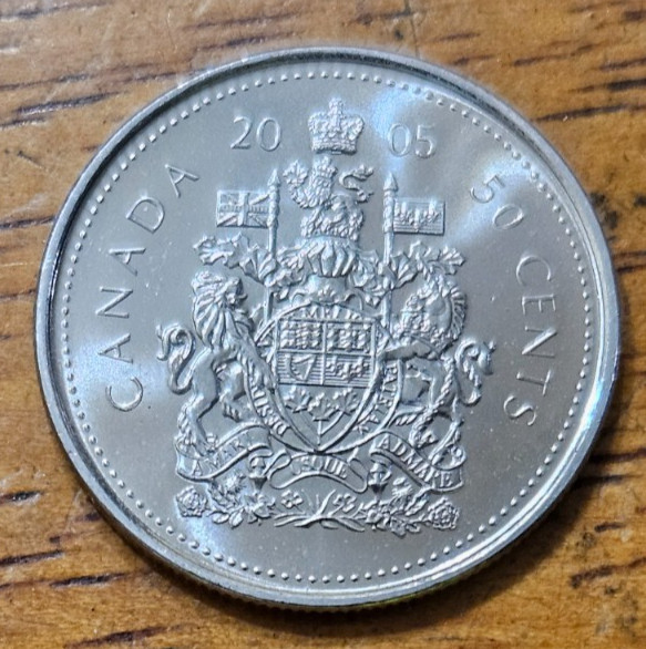 Canada 2005 50 Cents 50c BU #AB795