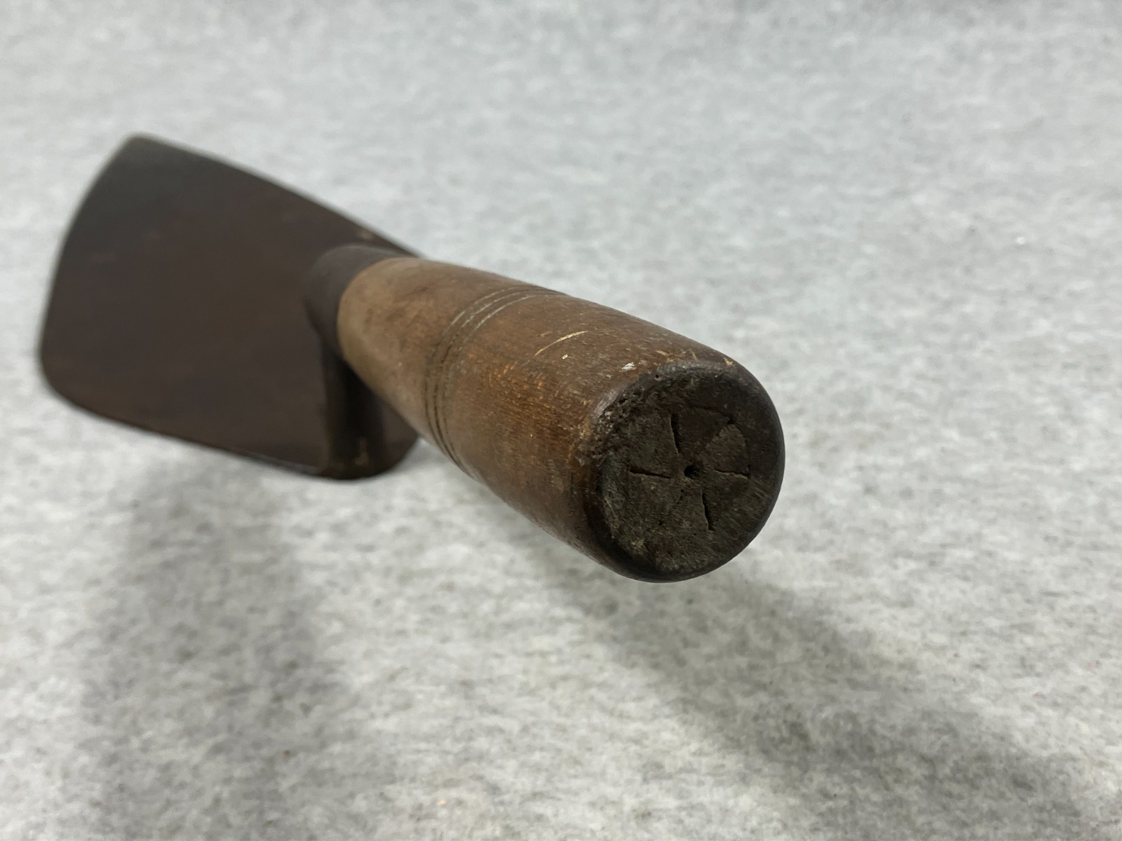 Vintage Trowel With Wood Handle Large 11" Blade