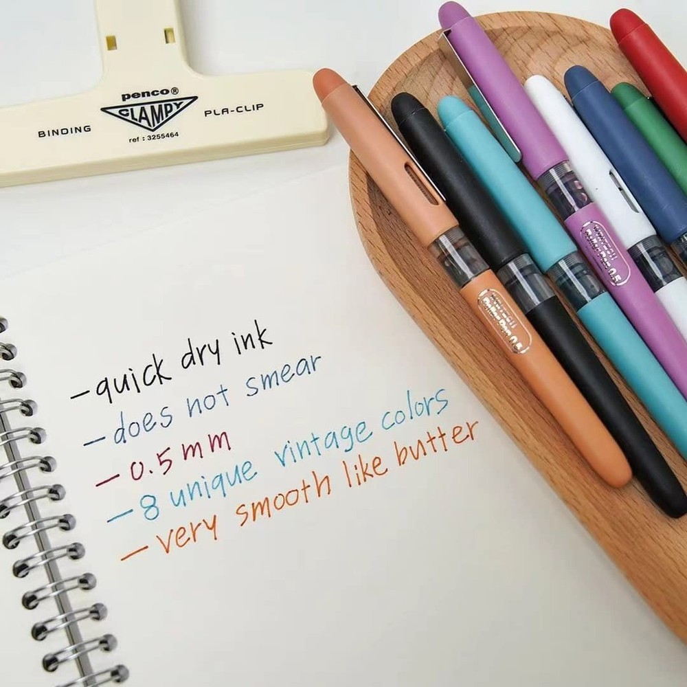 WRITECH Liquid Ink Rollerball, 0.5mm Extra Fine Point, Smooth Writing Quick D...