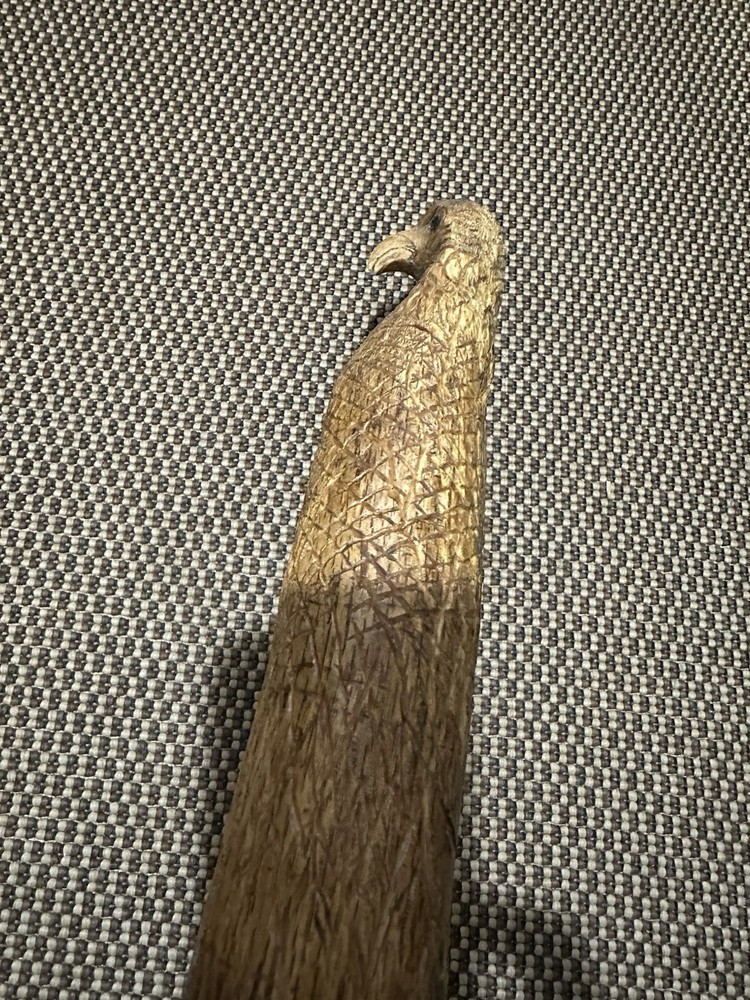 Eagle Head, Topper Hand Carved Walking Stick ￼