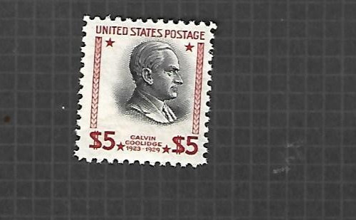 US Stamp, SC#834, MNHOG, VF, CV-125.00, 1938 Pres. Issue, Vignette Shift, $5