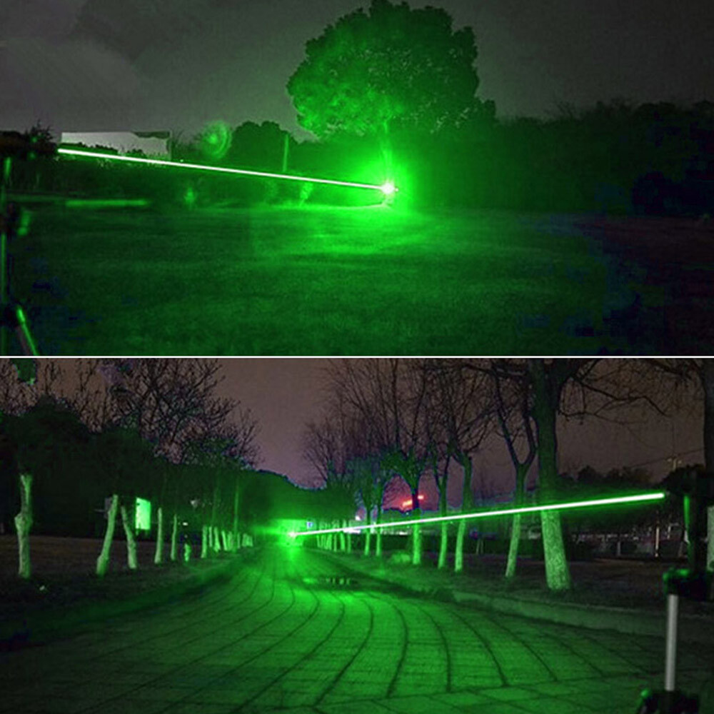 Waterproof Green Laser Pointer 530nm Visible Beam Focusable Dot Spot Diving