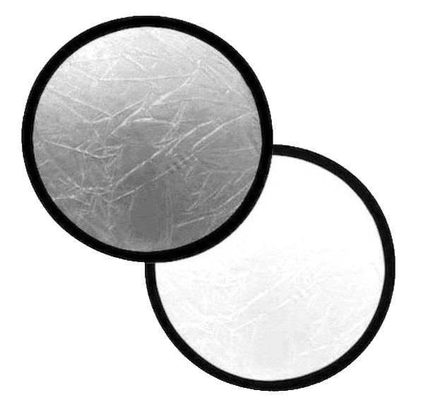 Impact 32" Silver/White Collapsible Circular Reflector - Good Condition