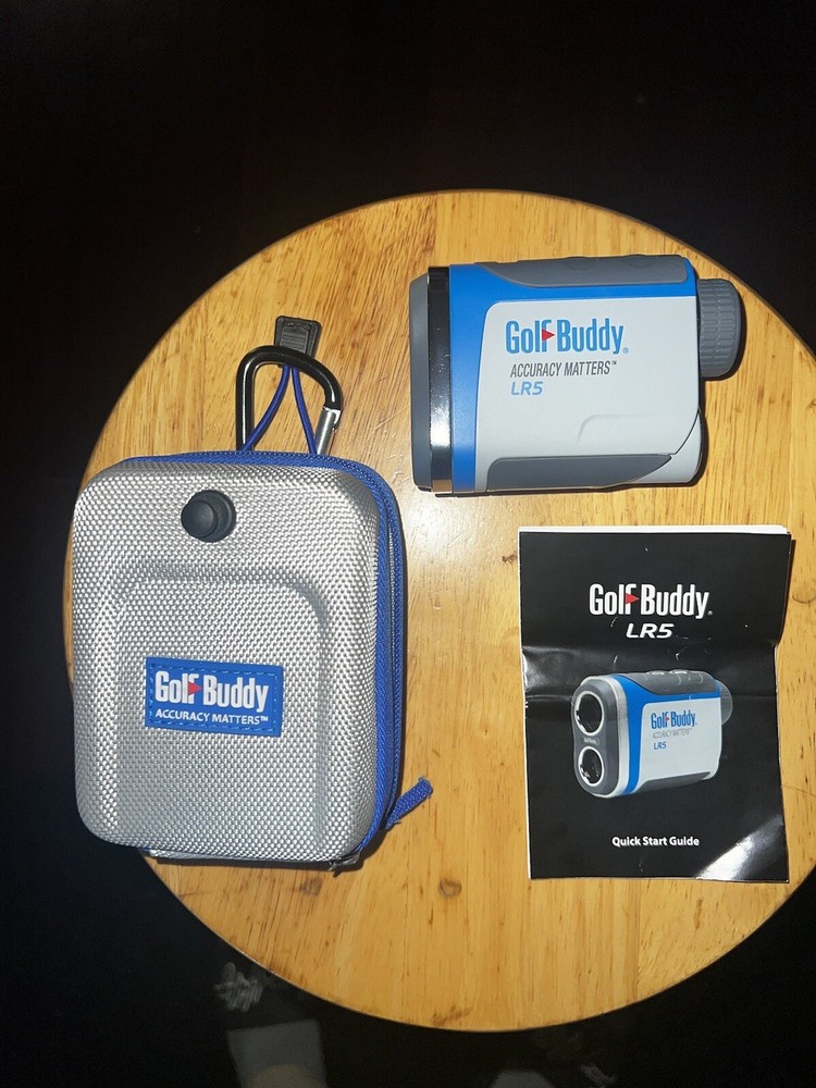 Good Condition GolfBuddy LR5 S Golf Laser Rangefinder with Case