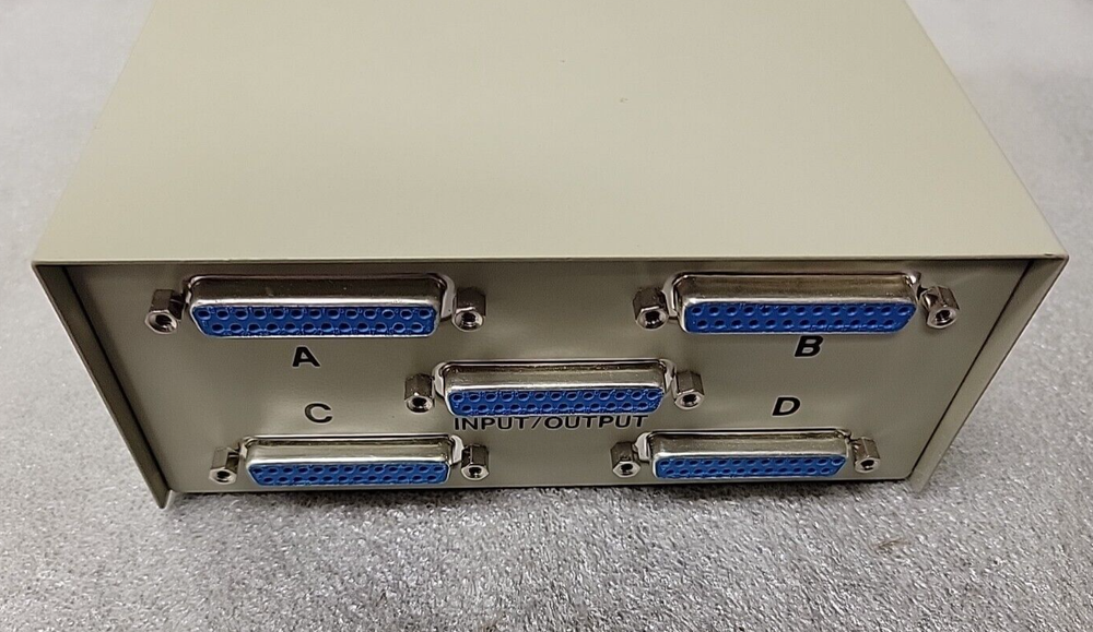 Kentek Data Transfer Switch 4 Way Manual Data