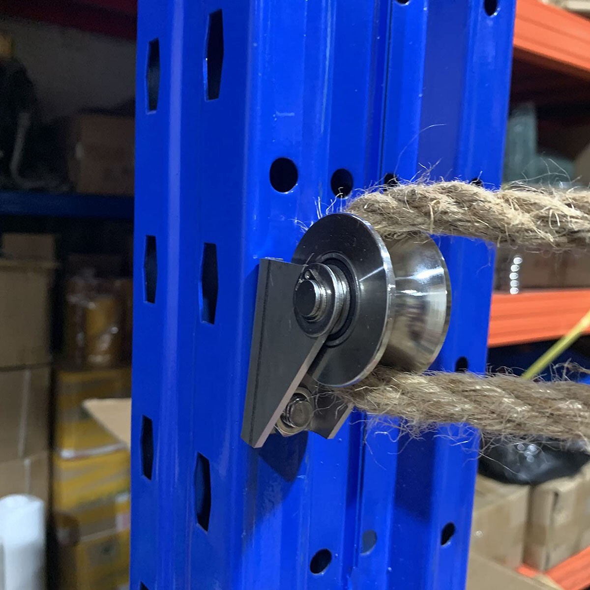 1Screw U Groove Wire Pulley Rope Pulley Stainless Steel Roller Rope Cable Silent